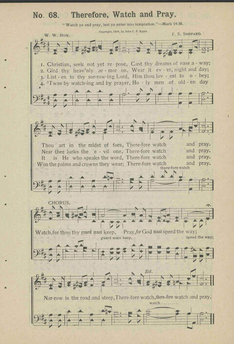 Sacred Chimes: a book of new and old hymns and tunes. For use in church services, revival meetings, Sunday schools, young peoples societies, singing schools and conventions page 61