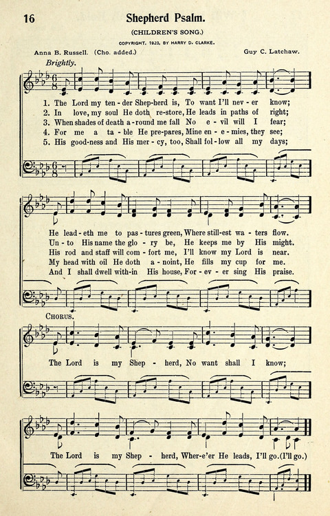 Songs and Choruses for Fishers of Men page 11