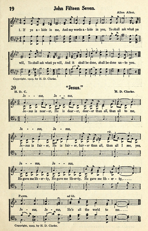 Songs and Choruses for Fishers of Men page 13