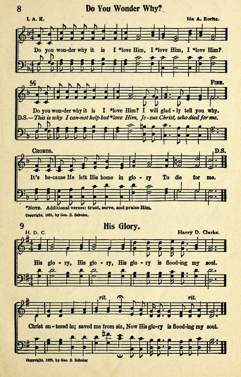 Songs and Choruses for Fishers of Men page 5