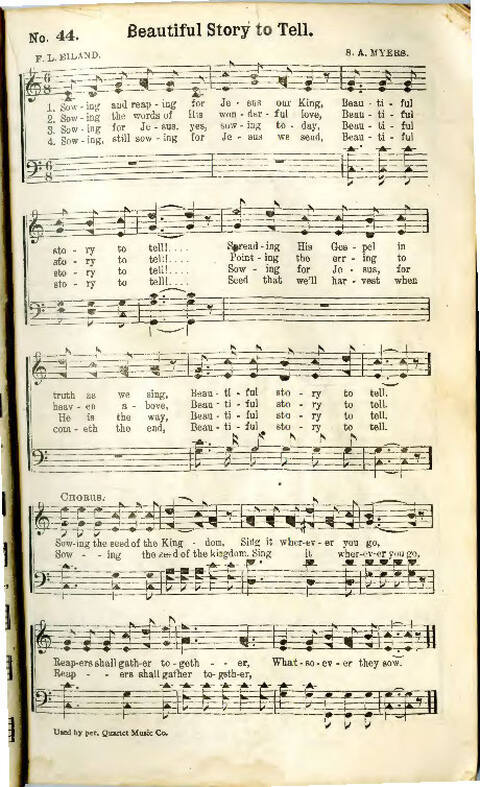 Song Crown: a new compilation of sweet gospel songs page 45