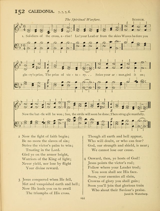 School and College Hymnal: a collection of hymns and of selections for responsive readings page 104