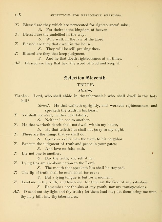 School and College Hymnal: a collection of hymns and of selections for responsive readings page 150
