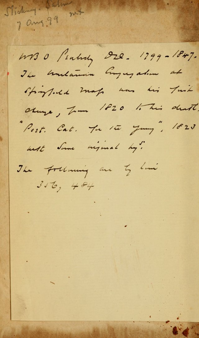 The Springfield Collection of Hymns for Sacred Worship page 368