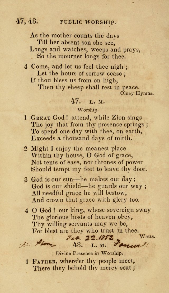 The Springfield Collection of Hymns for Sacred Worship page 51