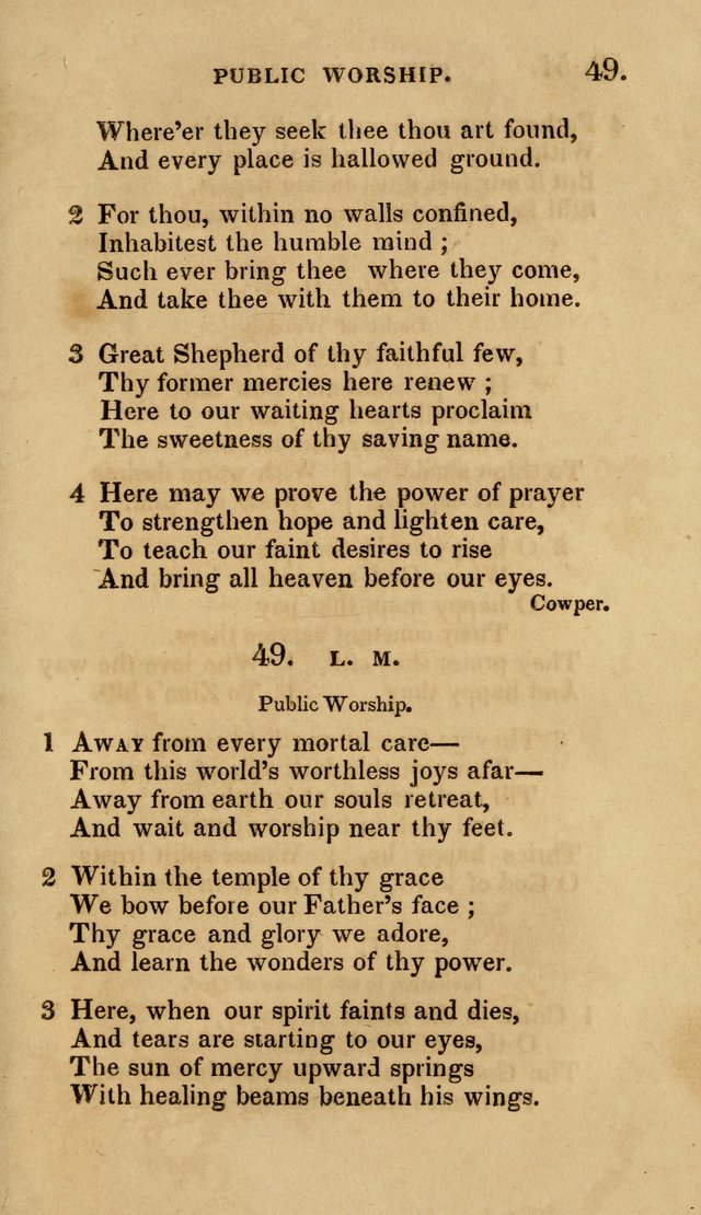 The Springfield Collection of Hymns for Sacred Worship page 52