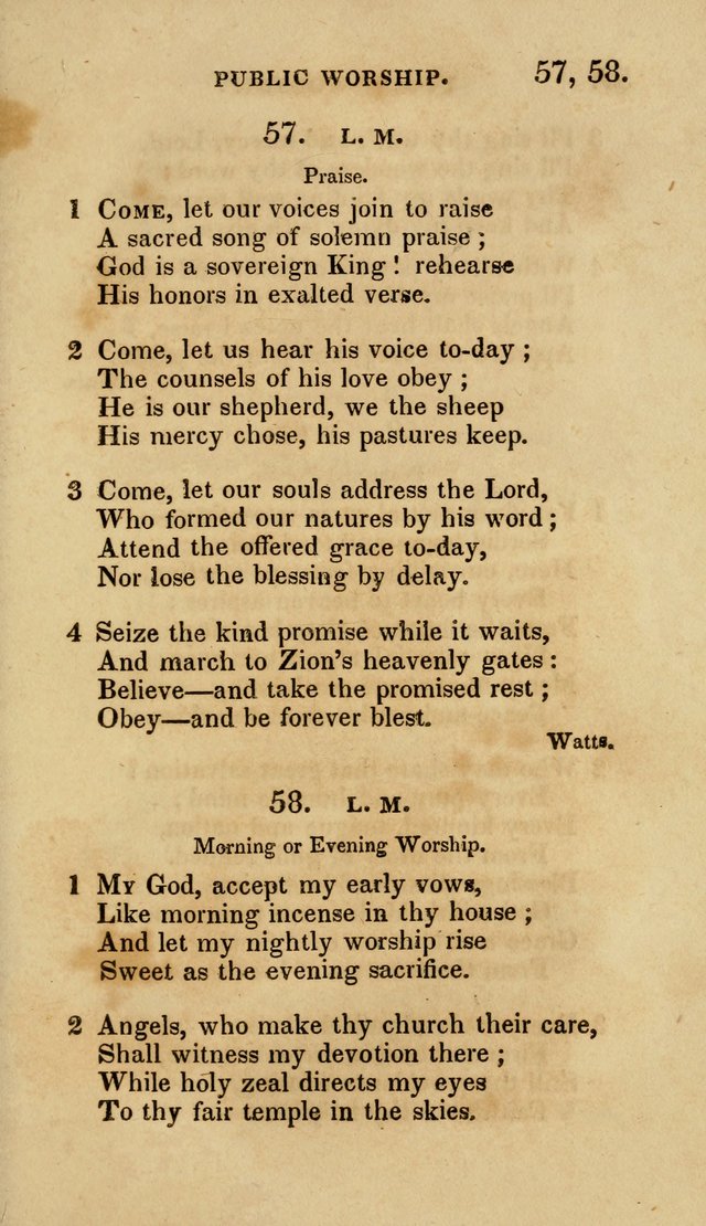 The Springfield Collection of Hymns for Sacred Worship page 58