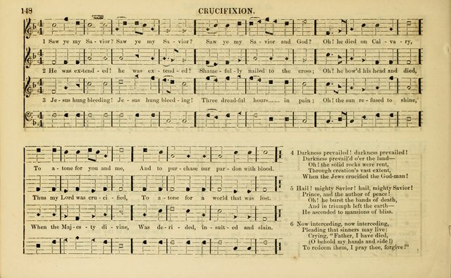 Song-crowned king: a collection of new and beautiful music, original and selected, for the use of the singing school, home circle, and revivals page 155
