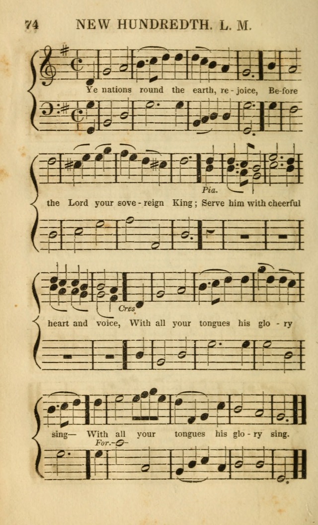 Supplement to the Christian lyre: containing more than one hundred psalm tunes, such as are most used in churches of all denominations page 83