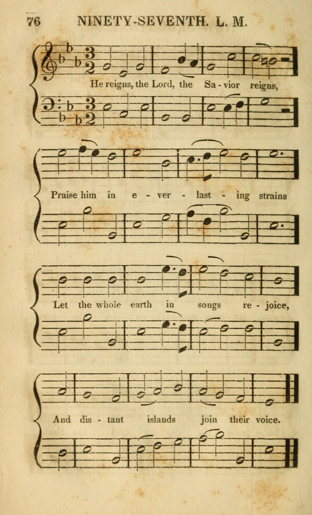 Supplement to the Christian lyre: containing more than one hundred psalm tunes, such as are most used in churches of all denominations page 85