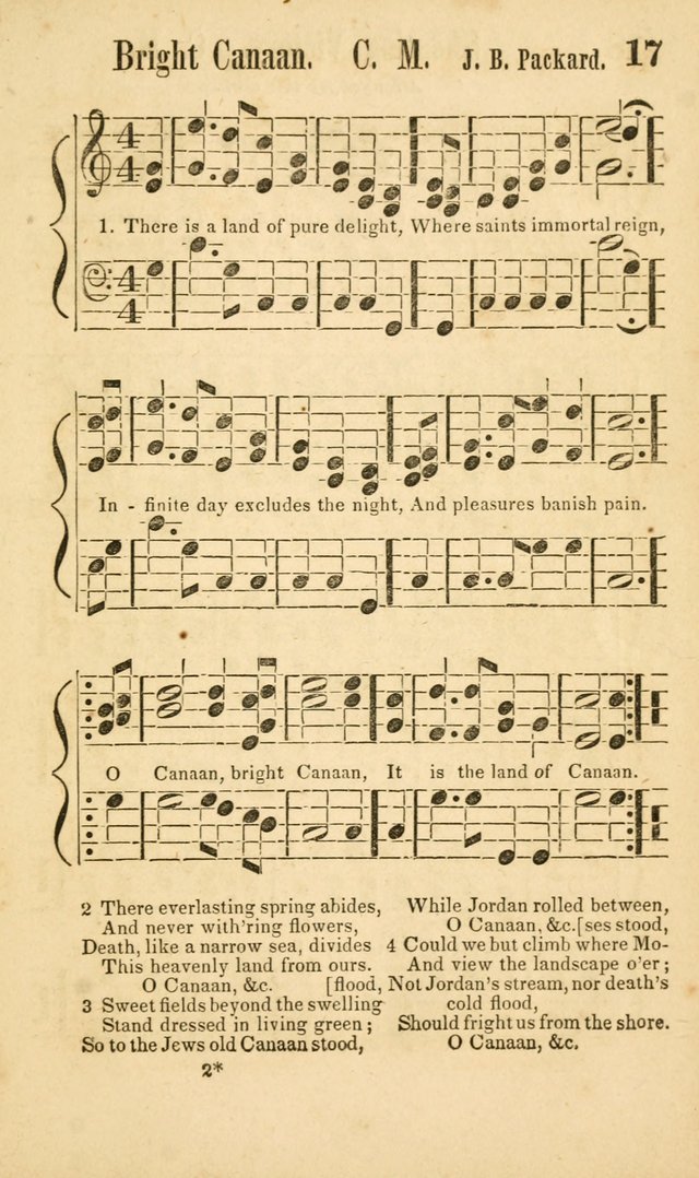 Songs of Canaan, or the Millennial Harmonist: a collection of hymns and tunes designed for social devotion page 22