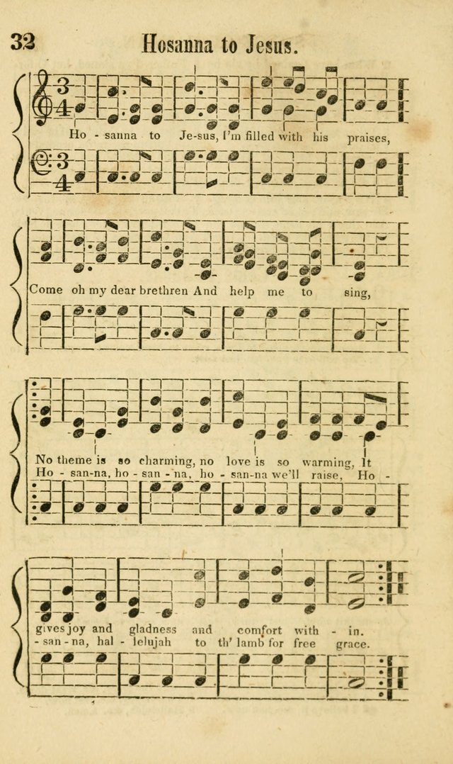 Songs of Canaan, or the Millennial Harmonist: a collection of hymns and tunes designed for social devotion page 37