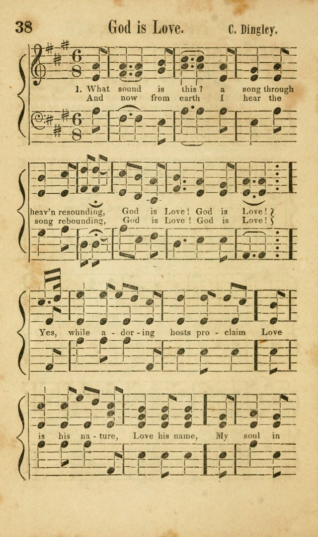 Songs of Canaan, or the Millennial Harmonist: a collection of hymns and tunes designed for social devotion page 43
