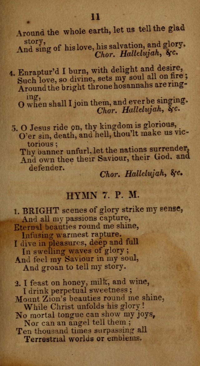 Social and Camp-meeting Songs, for the Pious (9th ed. enl.) page 11