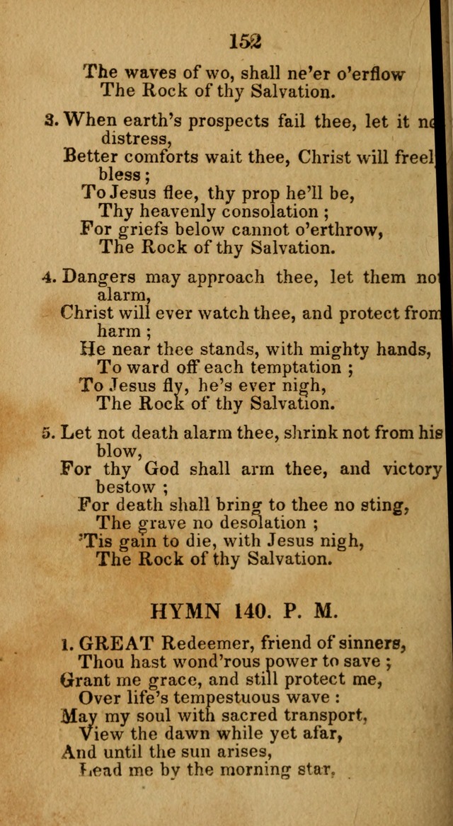 Social and Camp-meeting Songs, for the Pious (9th ed. enl.) page 152