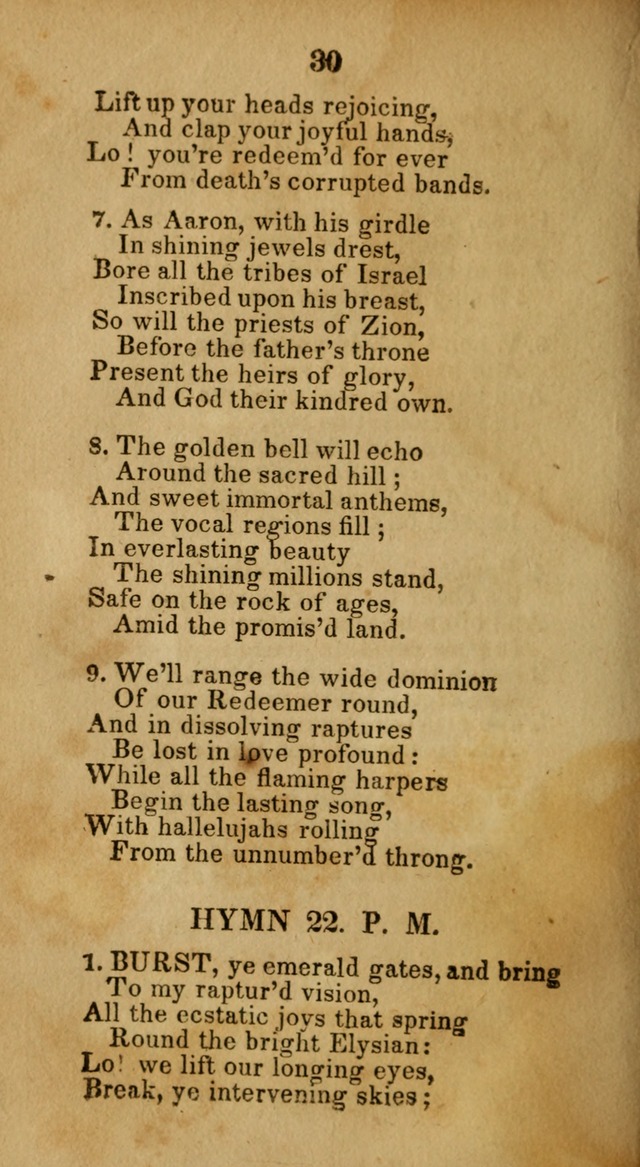 Social and Camp-meeting Songs, for the Pious (9th ed. enl.) page 30