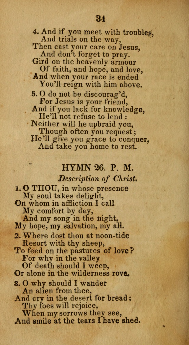 Social and Camp-meeting Songs, for the Pious (9th ed. enl.) page 34