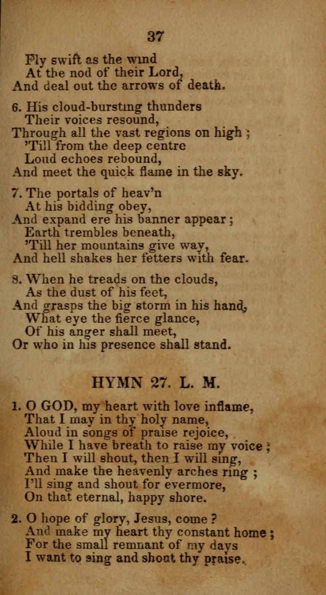 Social and Camp-meeting Songs, for the Pious (9th ed. enl.) page 37