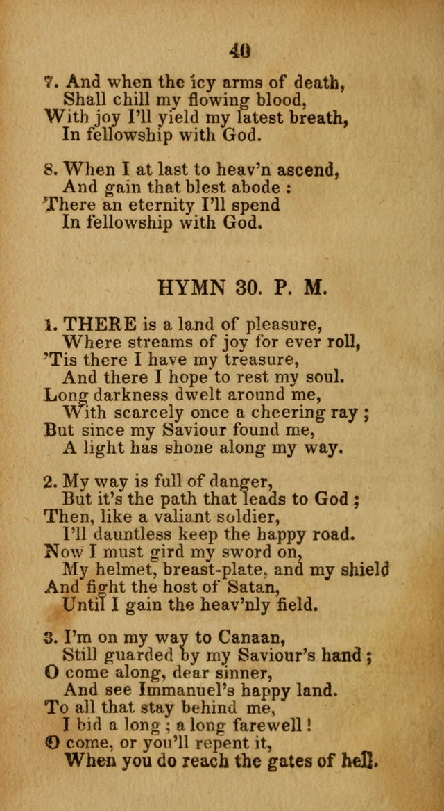 Social and Camp-meeting Songs, for the Pious (9th ed. enl.) page 40