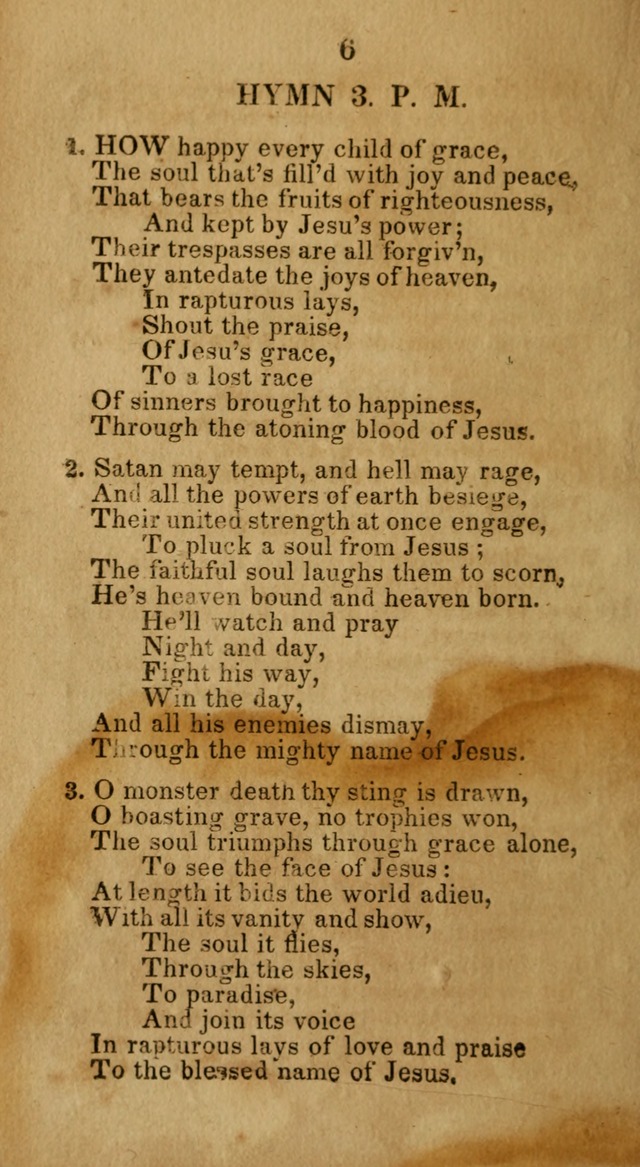 Social and Camp-meeting Songs, for the Pious (9th ed. enl.) page 6