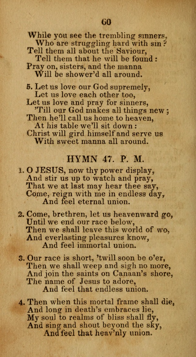 Social and Camp-meeting Songs, for the Pious (9th ed. enl.) page 60