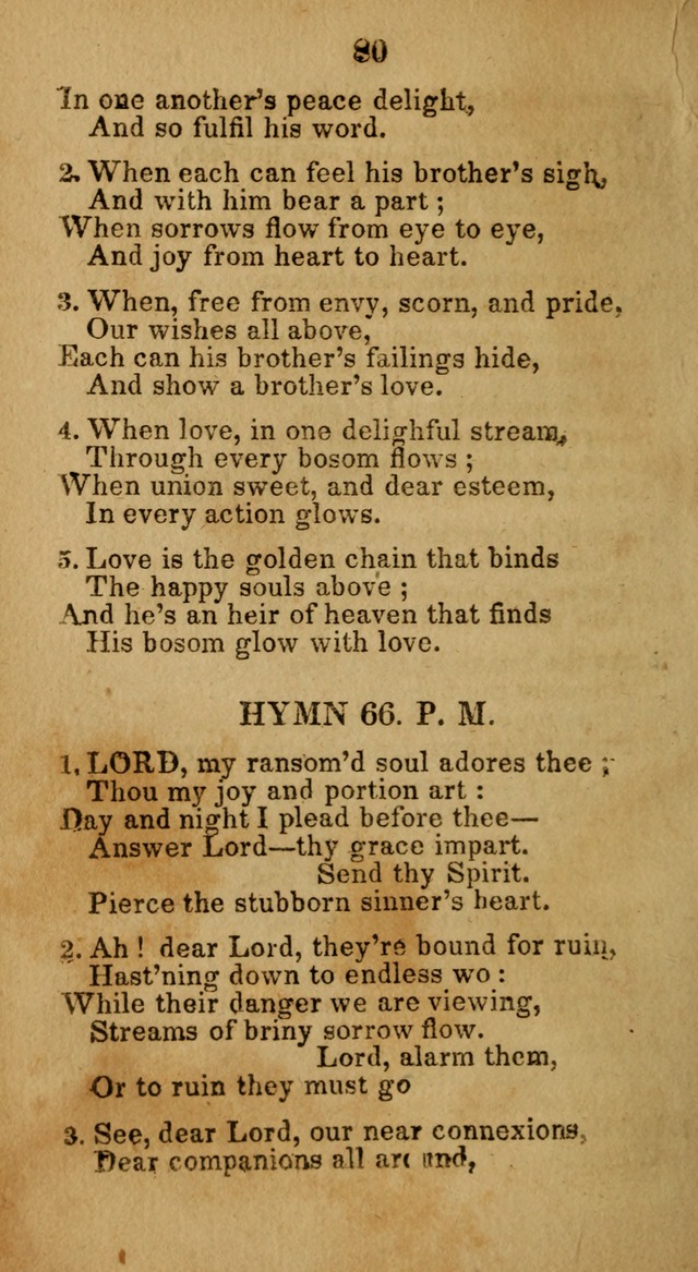 Social and Camp-meeting Songs, for the Pious (9th ed. enl.) page 80