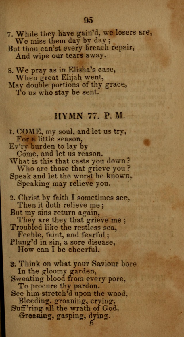 Social and Camp-meeting Songs, for the Pious (9th ed. enl.) page 95