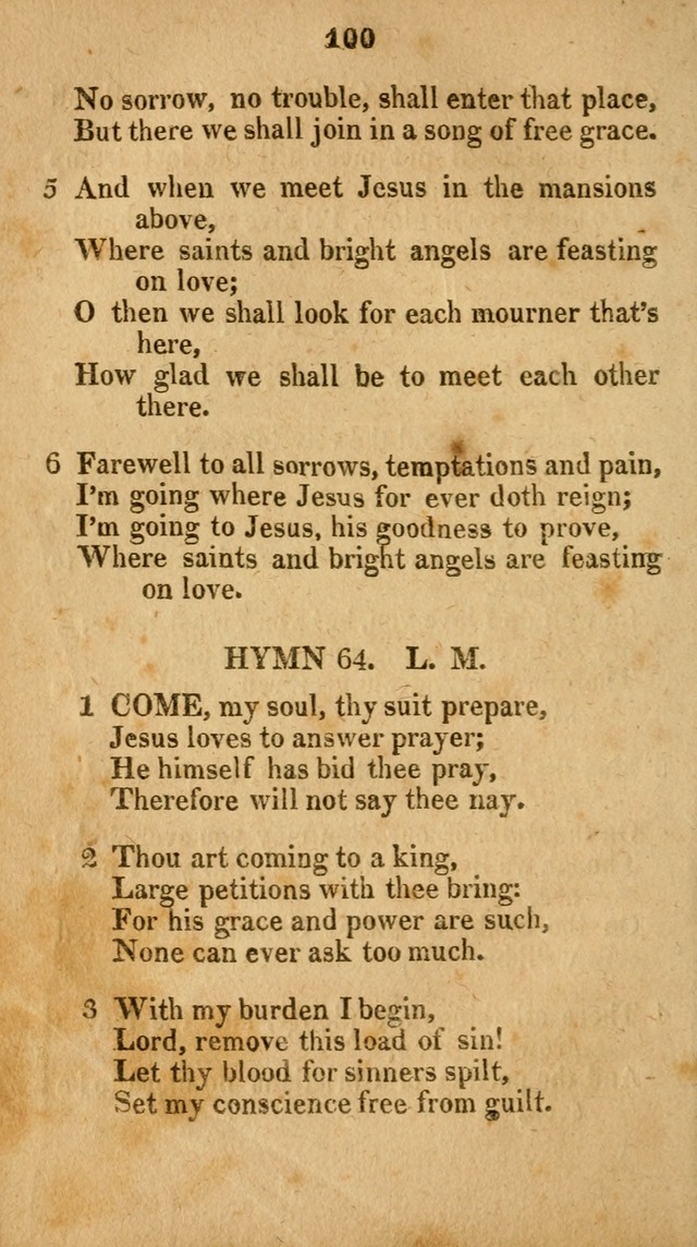 Social and Campmeeting Songs For the Pious (4th ed.) page 100