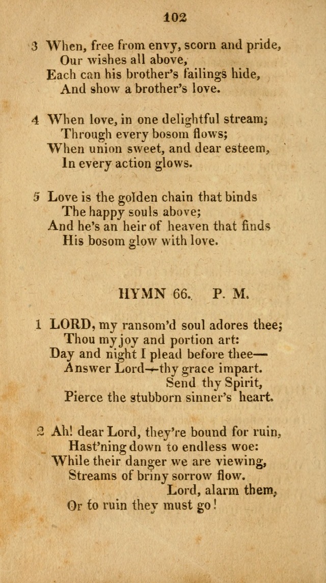 Social and Campmeeting Songs For the Pious (4th ed.) page 102