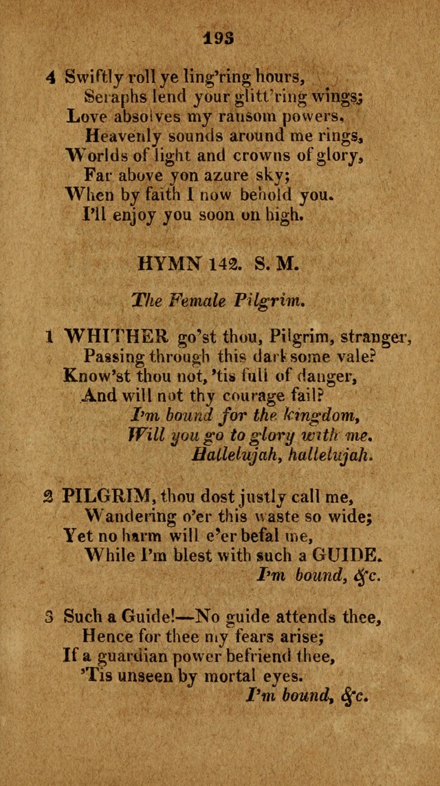 Social and Campmeeting Songs For the Pious (4th ed.) page 193