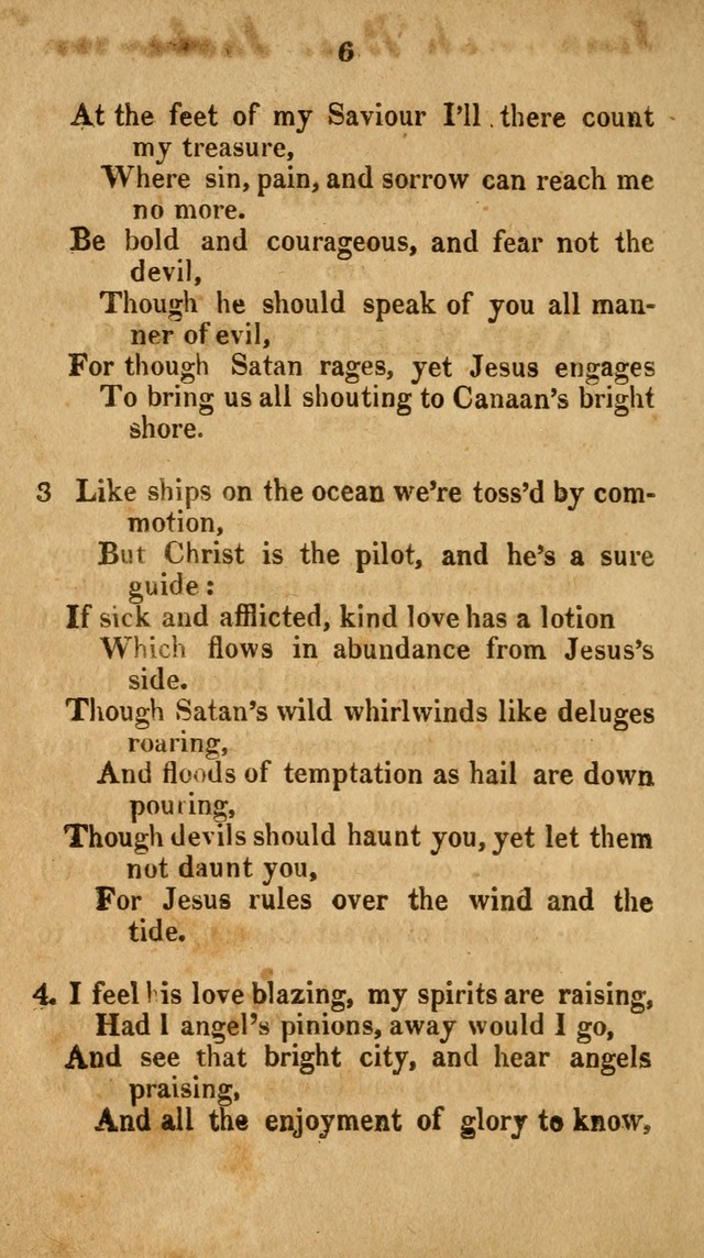 Social and Campmeeting Songs For the Pious (4th ed.) page 6