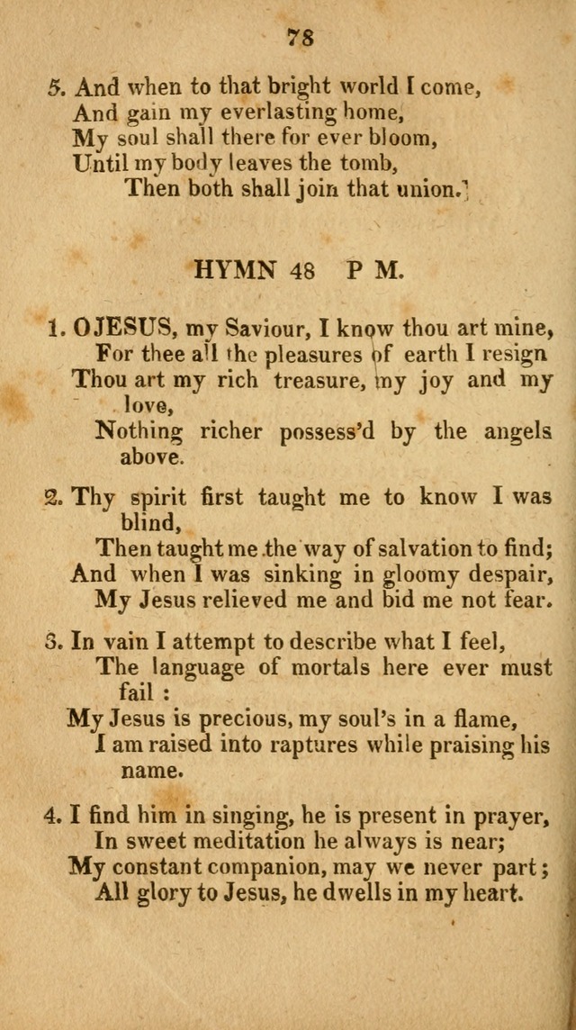 Social and Campmeeting Songs For the Pious (4th ed.) page 78