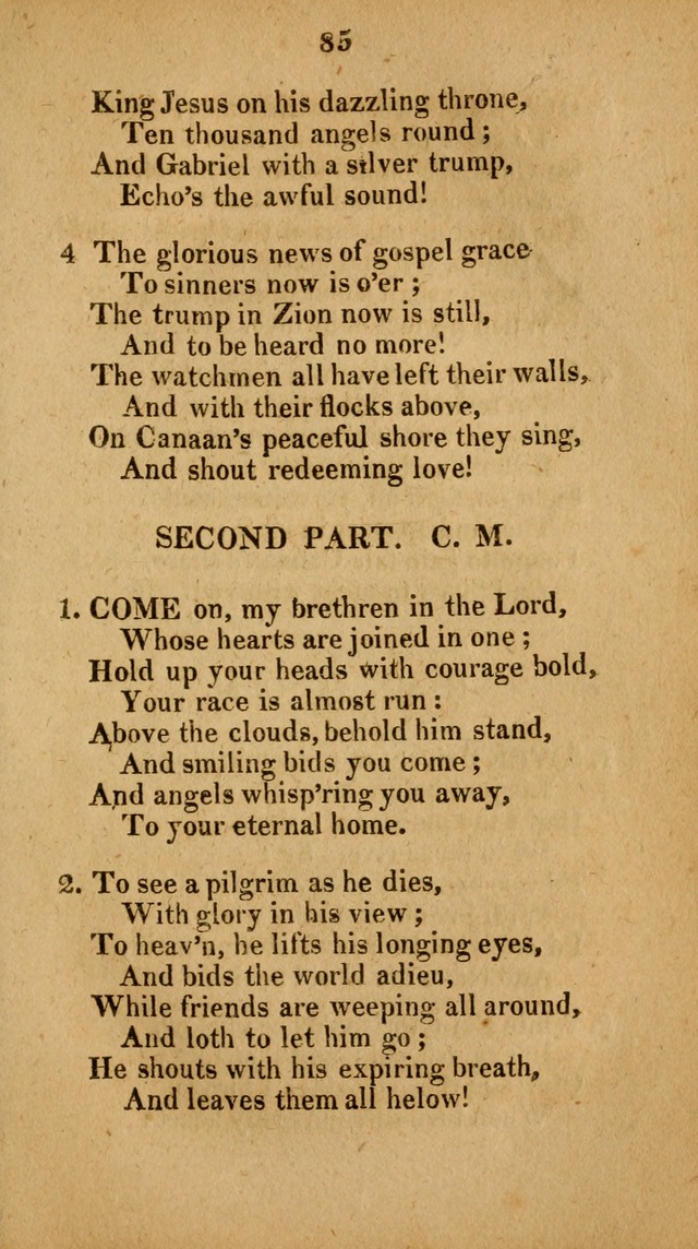 Social and Campmeeting Songs For the Pious (4th ed.) page 85