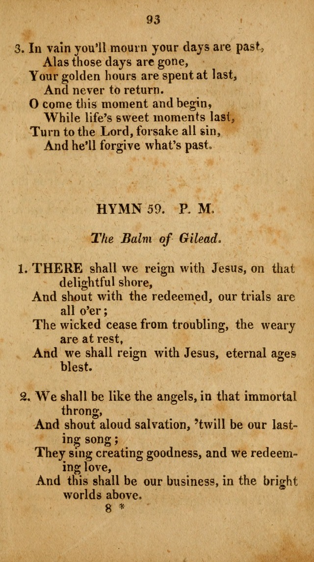 Social and Campmeeting Songs For the Pious (4th ed.) page 93
