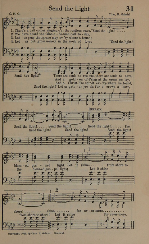 Songs of Conquest: for Use in Public Worship, Prayer Services, Camp Meetings, Evangelistic Campaigns, Young People