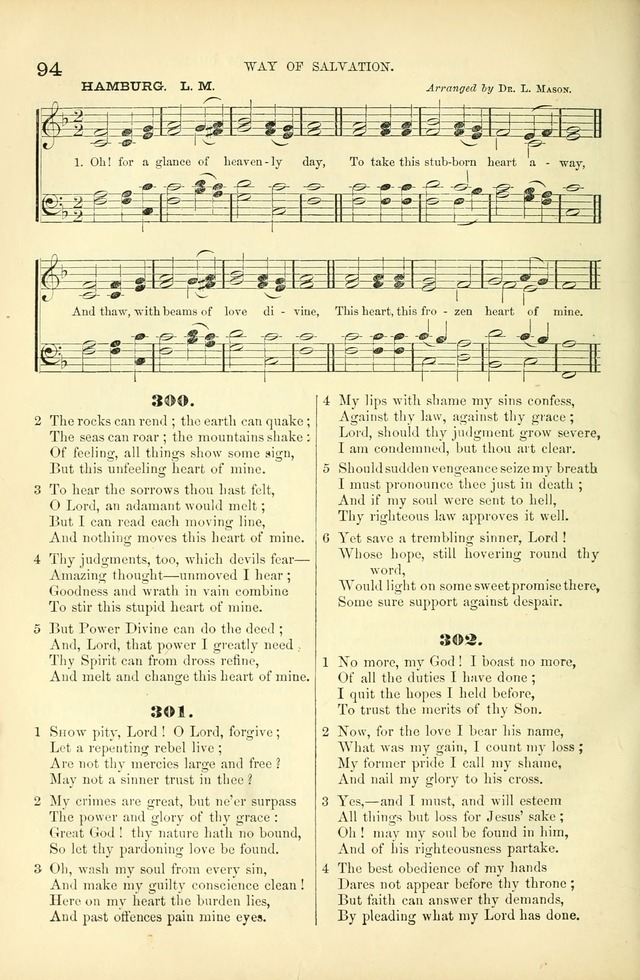Songs for Christian worship in the Chapel and Family: selected from the "Songs of the church" page 107
