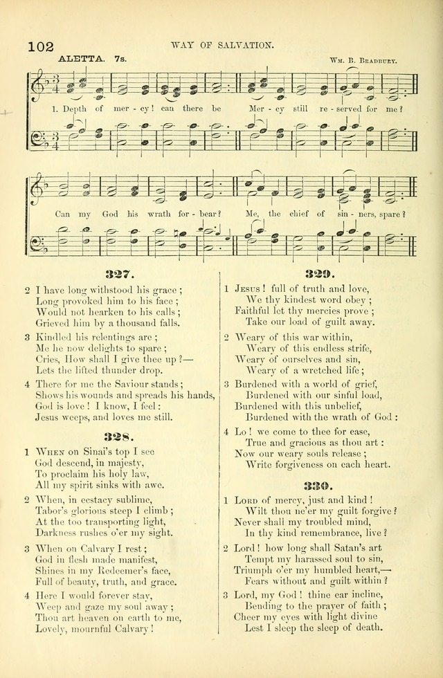 Songs for Christian worship in the Chapel and Family: selected from the "Songs of the church" page 115
