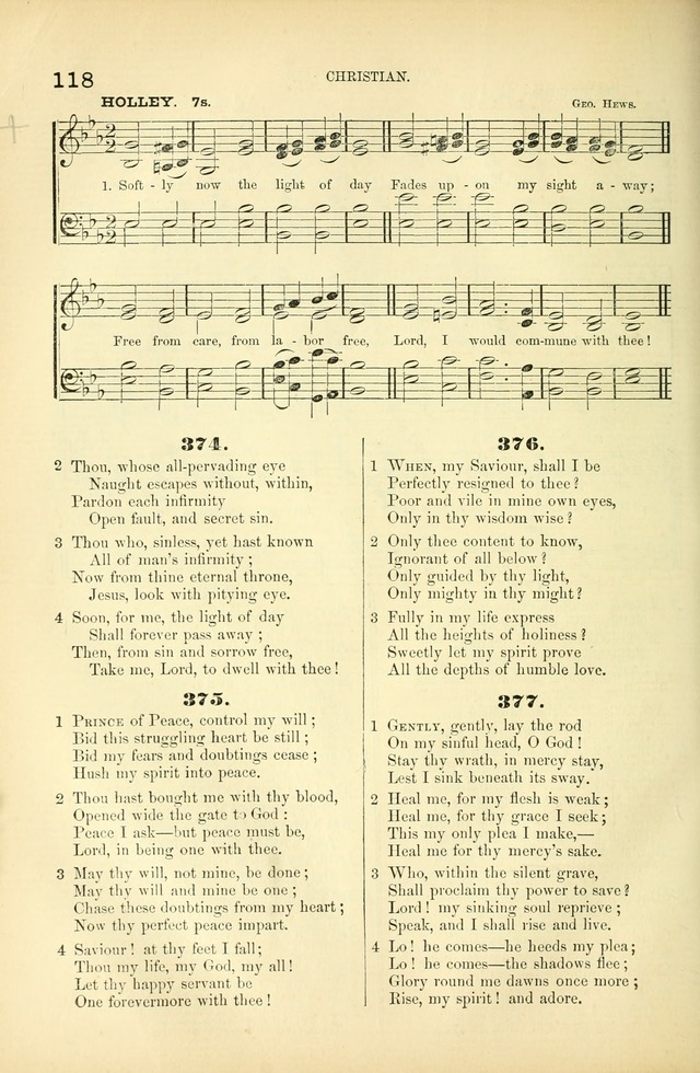 Songs for Christian worship in the Chapel and Family: selected from the "Songs of the church" page 131