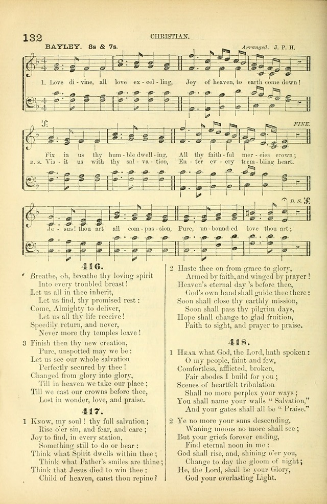 Songs for Christian worship in the Chapel and Family: selected from the "Songs of the church" page 145