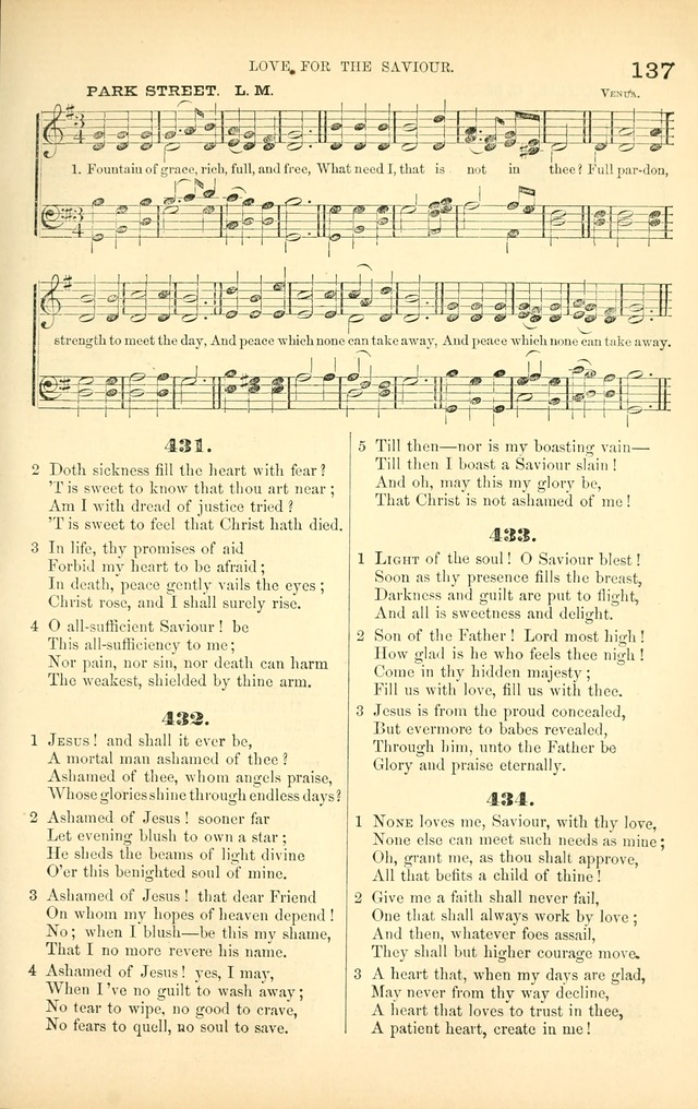 Songs for Christian worship in the Chapel and Family: selected from the "Songs of the church" page 150