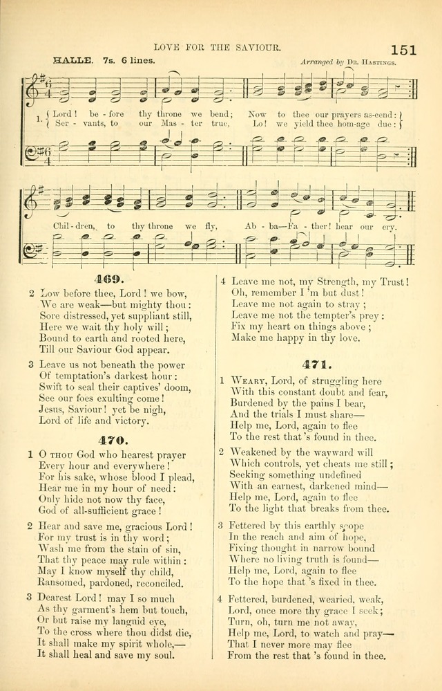 Songs for Christian worship in the Chapel and Family: selected from the "Songs of the church" page 164