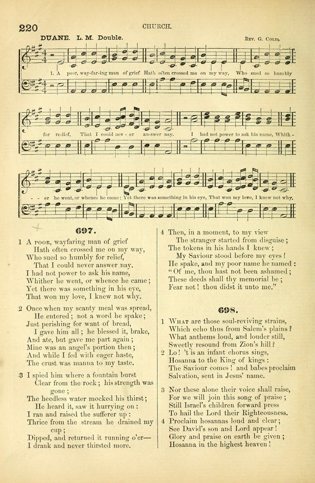 Songs for Christian worship in the Chapel and Family: selected from the "Songs of the church" page 233
