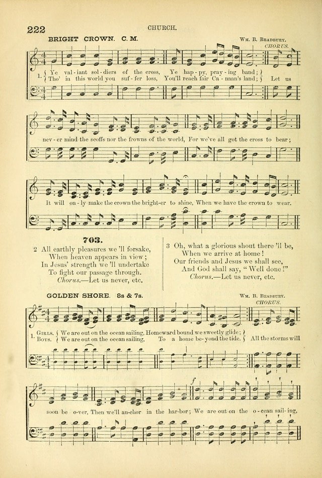 Songs for Christian worship in the Chapel and Family: selected from the "Songs of the church" page 235