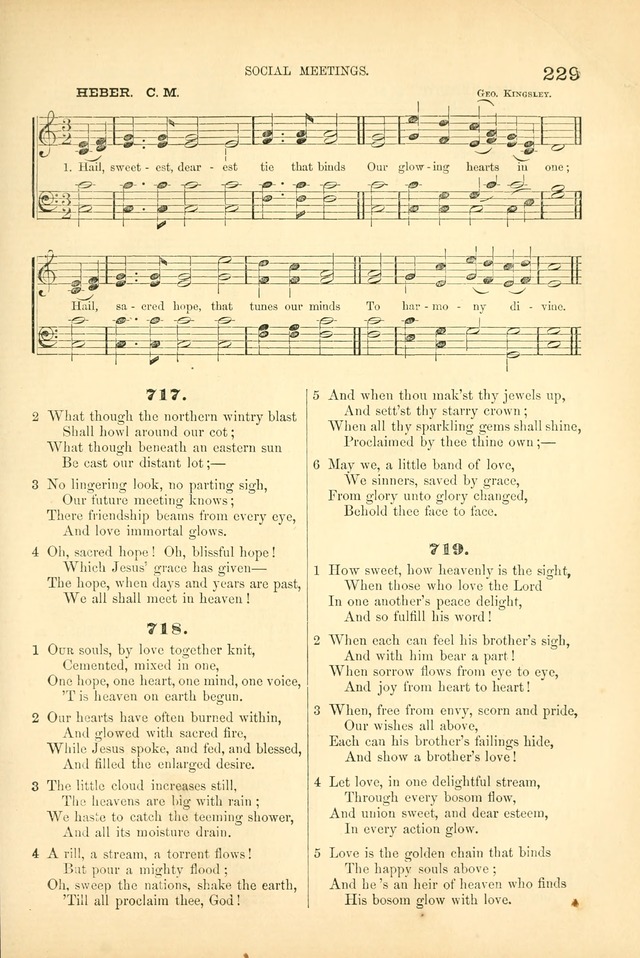 Songs for Christian worship in the Chapel and Family: selected from the "Songs of the church" page 242