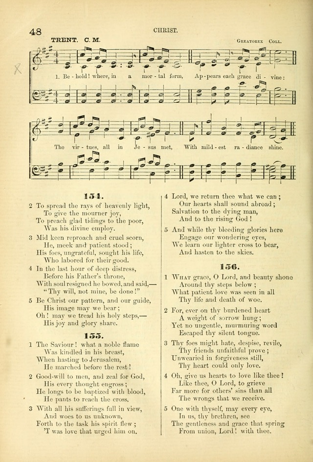 Songs for Christian worship in the Chapel and Family: selected from the "Songs of the church" page 61