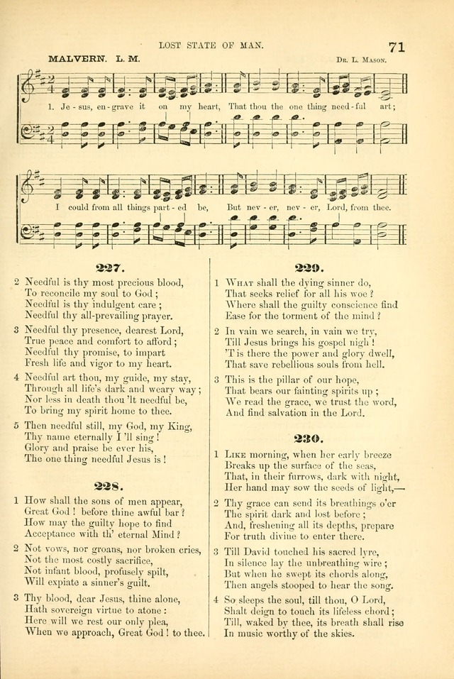 Songs for Christian worship in the Chapel and Family: selected from the "Songs of the church" page 84