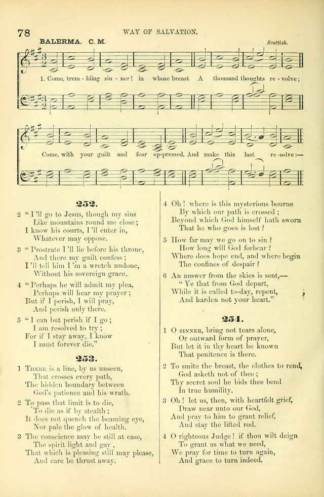 Songs for Christian worship in the Chapel and Family: selected from the "Songs of the church" page 91