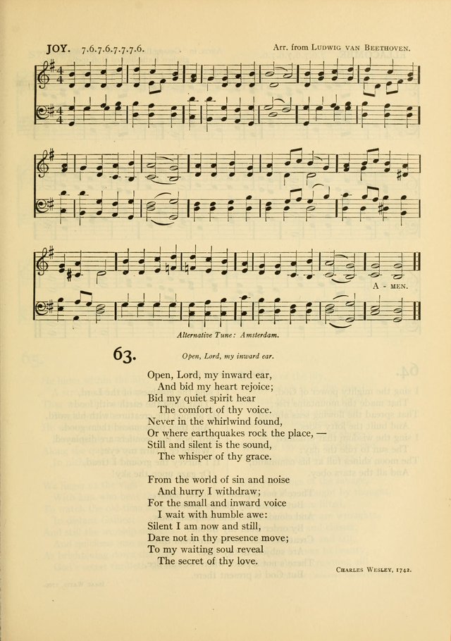 Services for Congregational Worship. The New Hymn and Tune Book page 135
