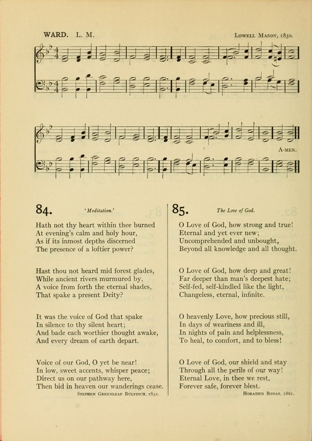 Services for Congregational Worship. The New Hymn and Tune Book page 150