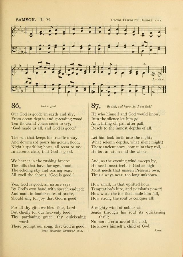 Services for Congregational Worship. The New Hymn and Tune Book page 151